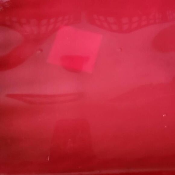 Red tray picnic parnier basket bundle of 3 - Picture 2 of 8